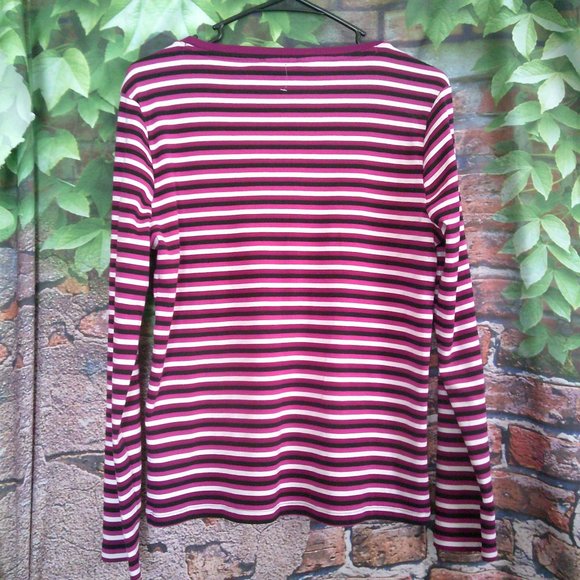 Striped Long Sleeve Top - Picture 3 of 4